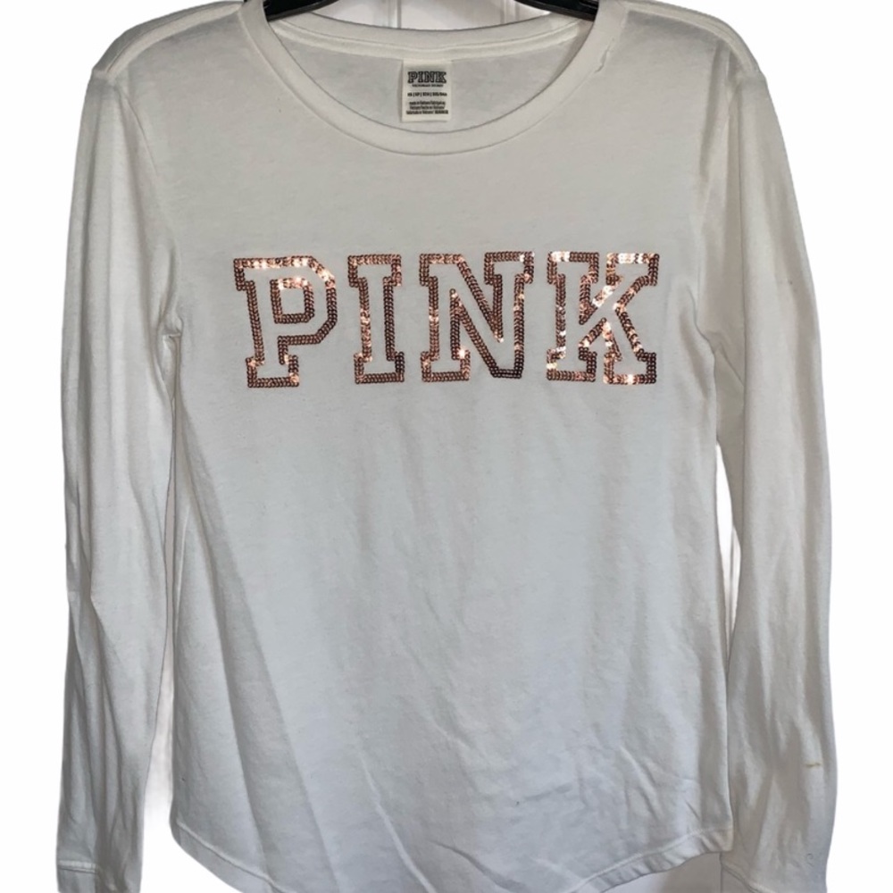 PINK sequin long sleeve